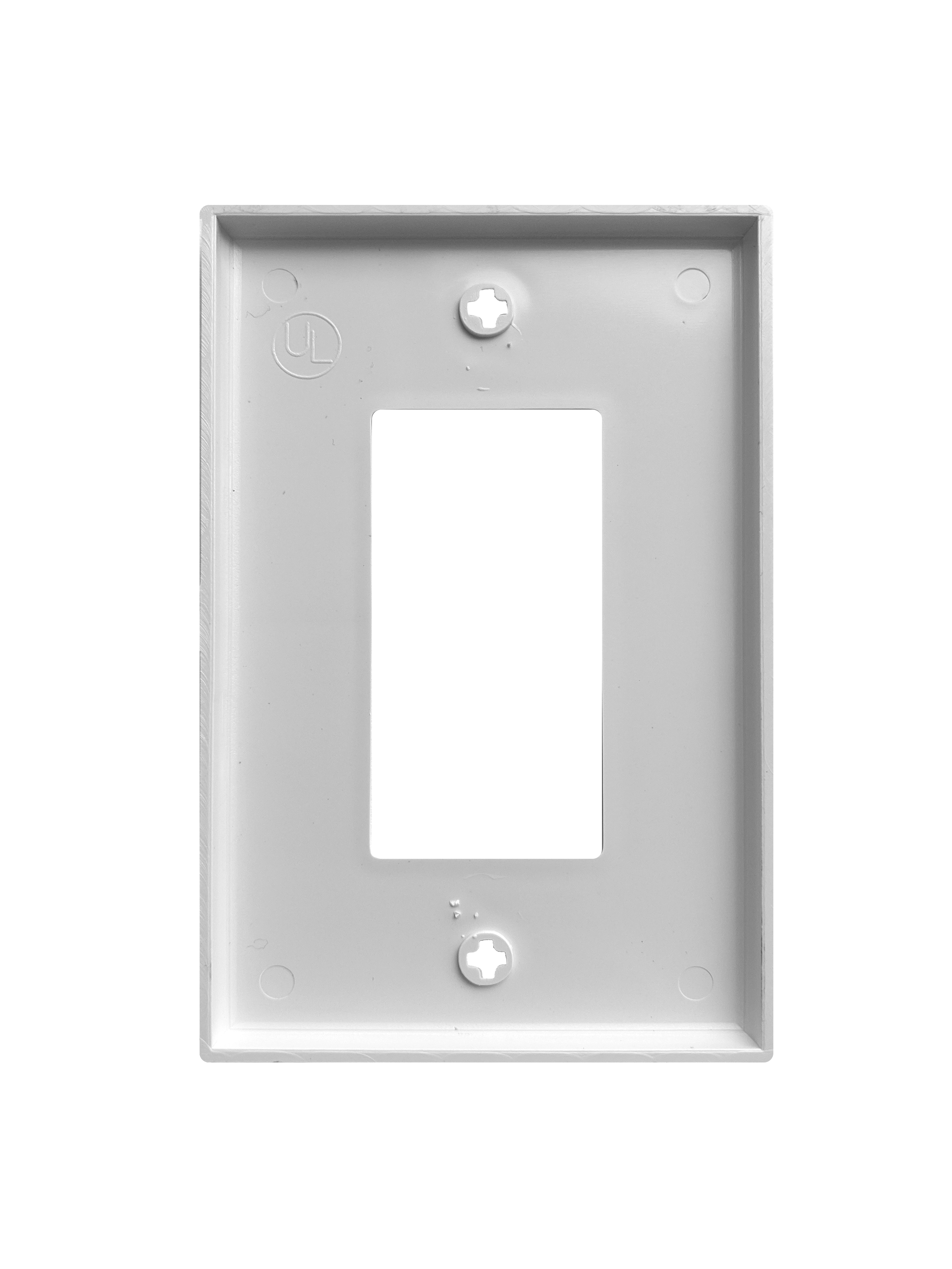 BestMounts Decorator Frame 1-Gang Wall Plate – Rocker Switch & Outlet Cover | BLVWPW1