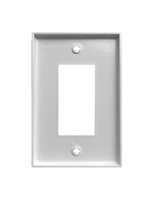 BestMounts Decorator Frame 1-Gang Wall Plate | BLVWPW1