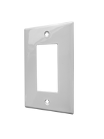 BestMounts Decorator Frame 1-Gang Wall Plate | BLVWPW1