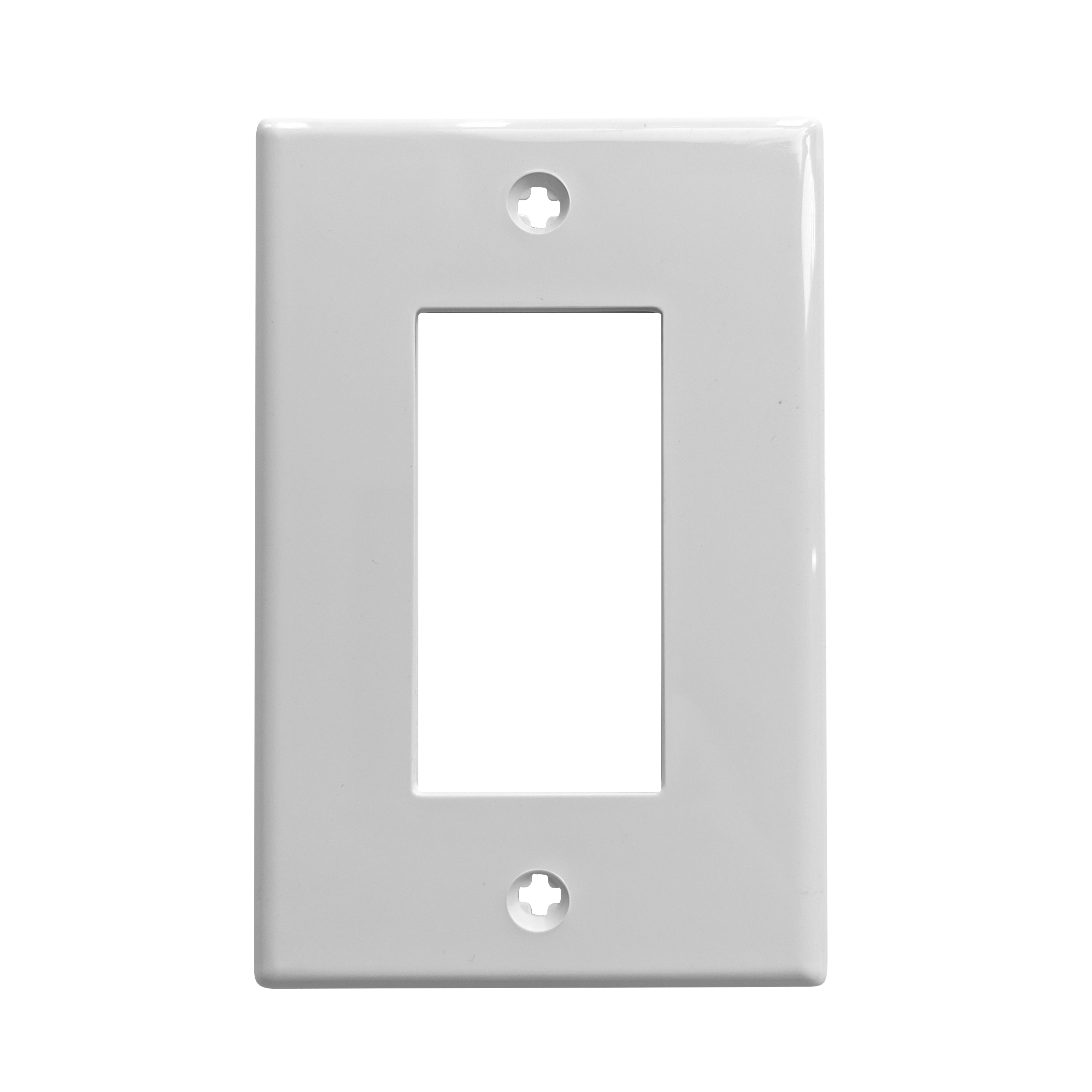BestMounts Decorator Frame 1-Gang Wall Plate | BLVWPW1