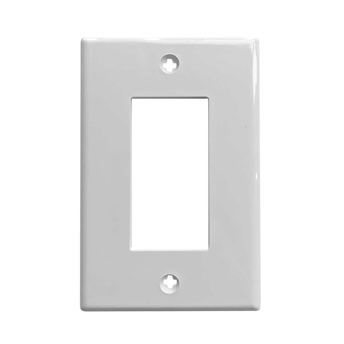 BestMounts Decorator Frame 1-Gang Wall Plate | BLVWPW1