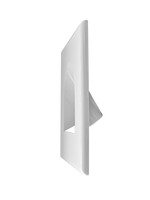 BestMounts In Wall Cable Management 1-Gang Recessed Snap ON Low Voltage Cable Plate with Mounting Bracket ETL Listed  (1-Pack, White)