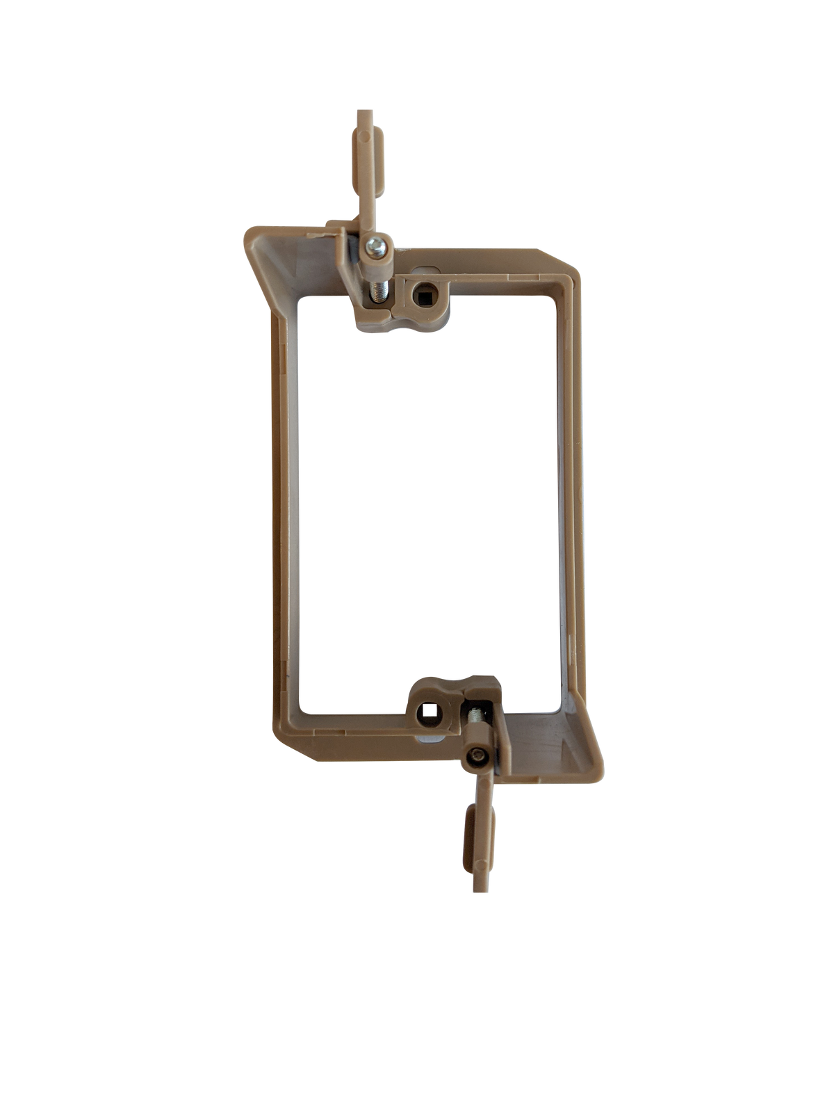 BestMounts Drywall Retrofit (Screw-On) 1-Gang Low Voltage Plastic Mounting Bracket | BVMLV1