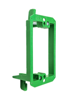 BestMounts Drywall Retrofit (Screw-On) 1-Gang Low Voltage Plastic Mounting Bracket | BVMLV1