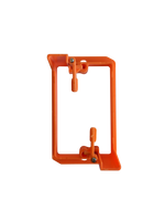 BestMounts Drywall Retrofit (Screw-On) 1-Gang Low Voltage Plastic Mounting Bracket | BVMLV1