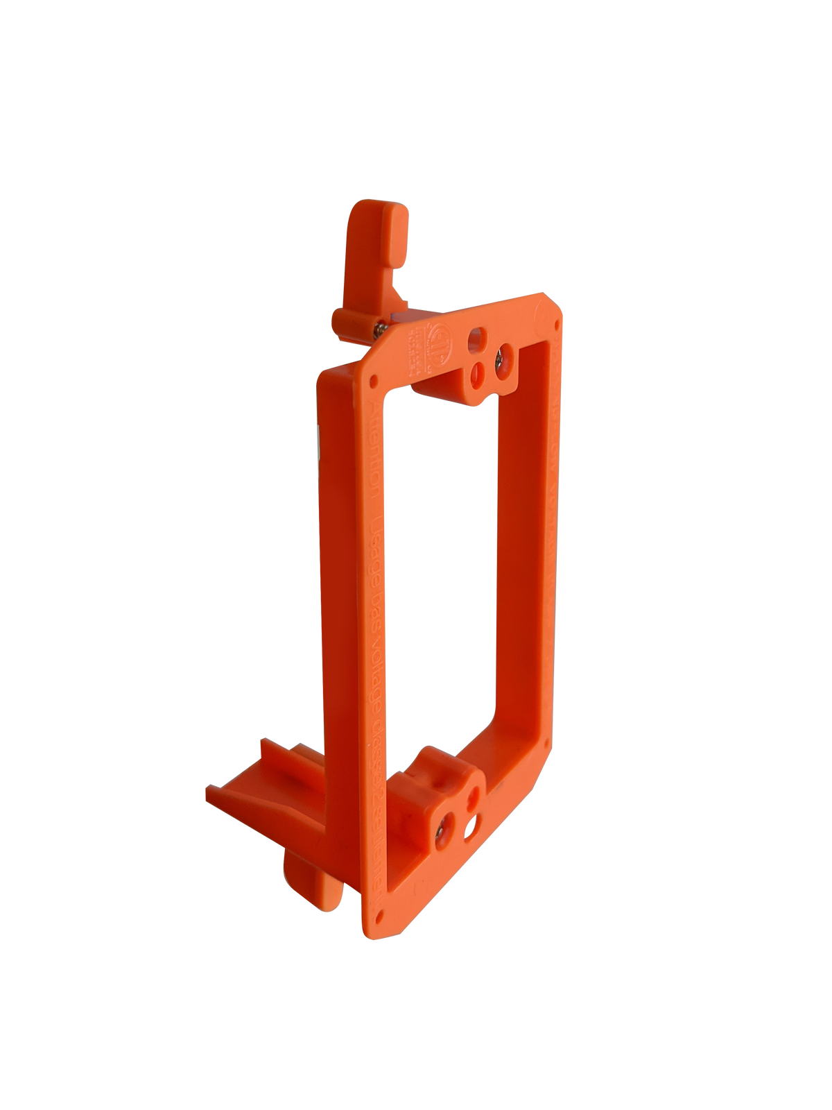 BestMounts Drywall Retrofit (Screw-On) 1-Gang Low Voltage Plastic Mounting Bracket | BVMLV1