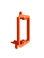 BestMounts Drywall Retrofit (Screw-On) 1-Gang Low Voltage Plastic Mounting Bracket | BVMLV1