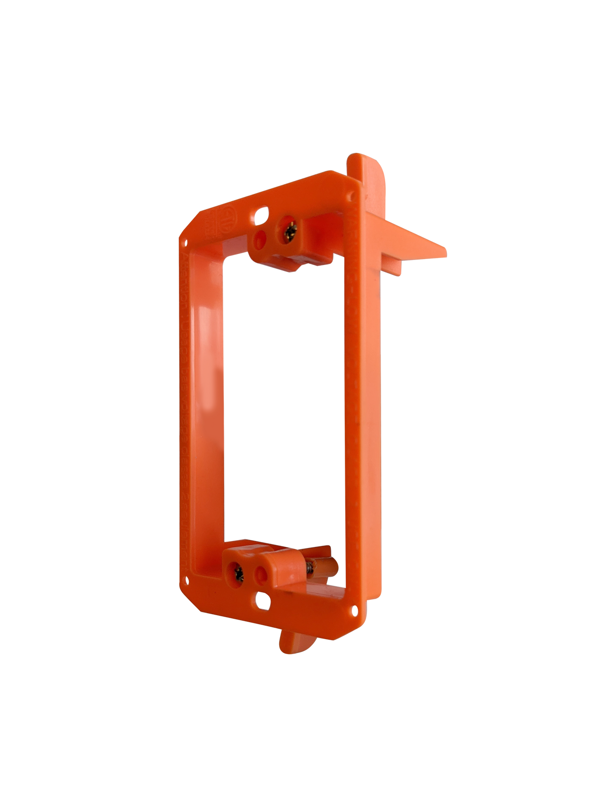 BestMounts Drywall Retrofit (Screw-On) 1-Gang Low Voltage Plastic Mounting Bracket | BVMLV1