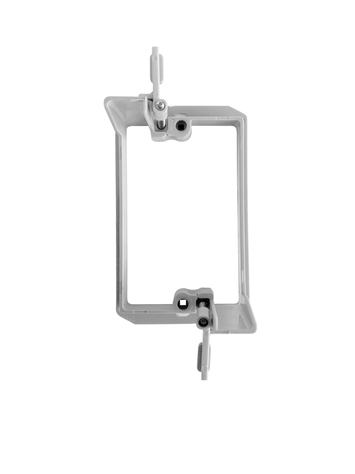 BestMounts Drywall Retrofit (Screw-On) 1-Gang Low Voltage Plastic Mounting Bracket | BVMLV1