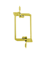 BestMounts Drywall Retrofit (Screw-On) 1-Gang Low Voltage Plastic Mounting Bracket | BVMLV1