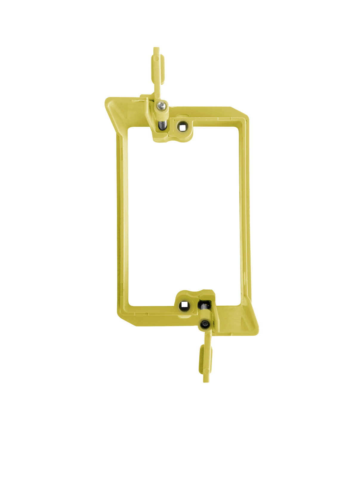 BestMounts Drywall Retrofit (Screw-On) 1-Gang Low Voltage Plastic Mounting Bracket | BVMLV1