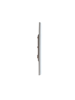 BestMounts Brush Decorator 1-Gang Cable Pass-Through Low Voltage Wall Plate | BWPBRUSH1