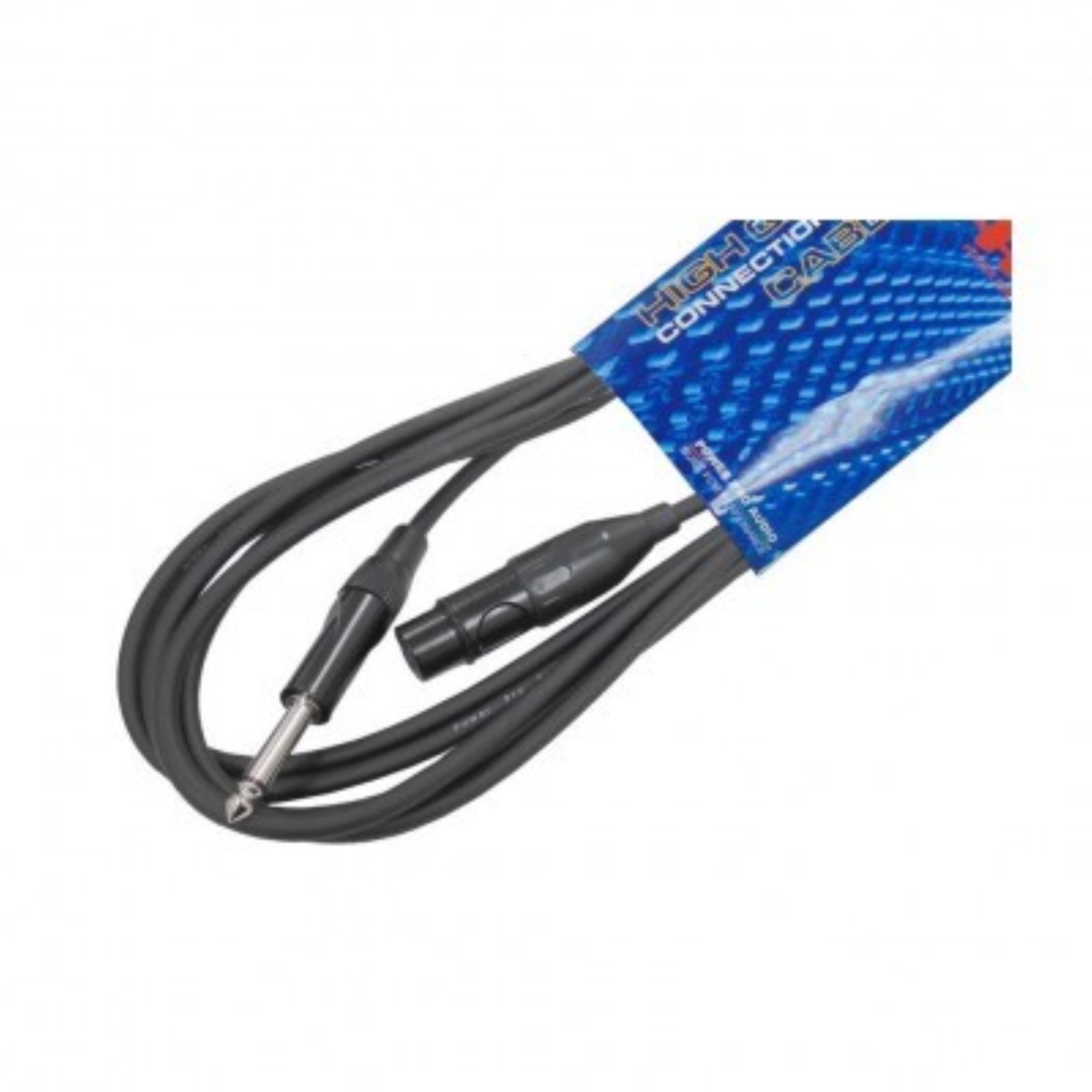 XLR(3P) Female to 6.35mm Mono Male Cable – 50ft