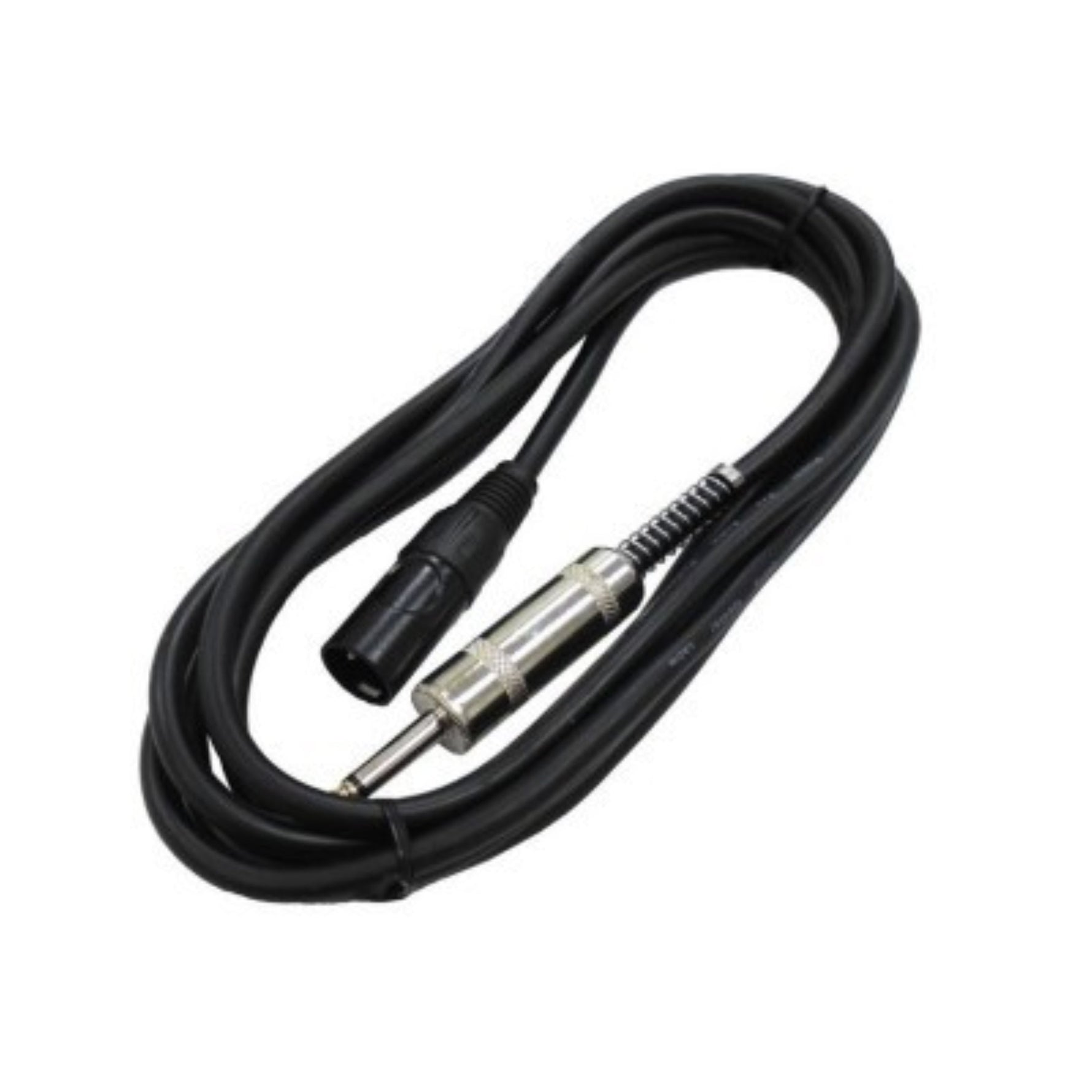 Câble audio XLR mâle vers jack 6,35 mm mâle O.D 7,0 mm - 15,24 m