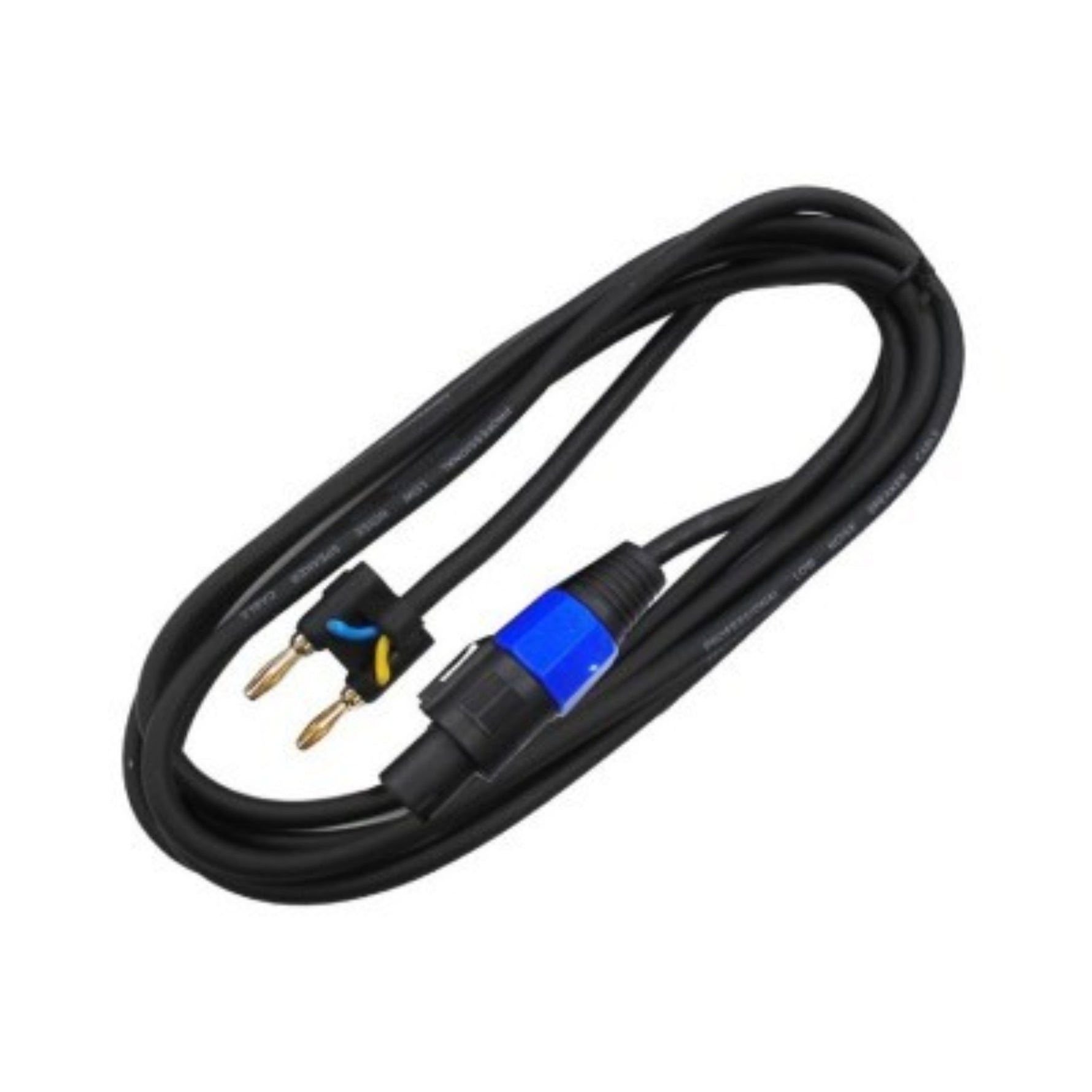 Câble Speakon mâle vers fiches bananes – 7,6 m