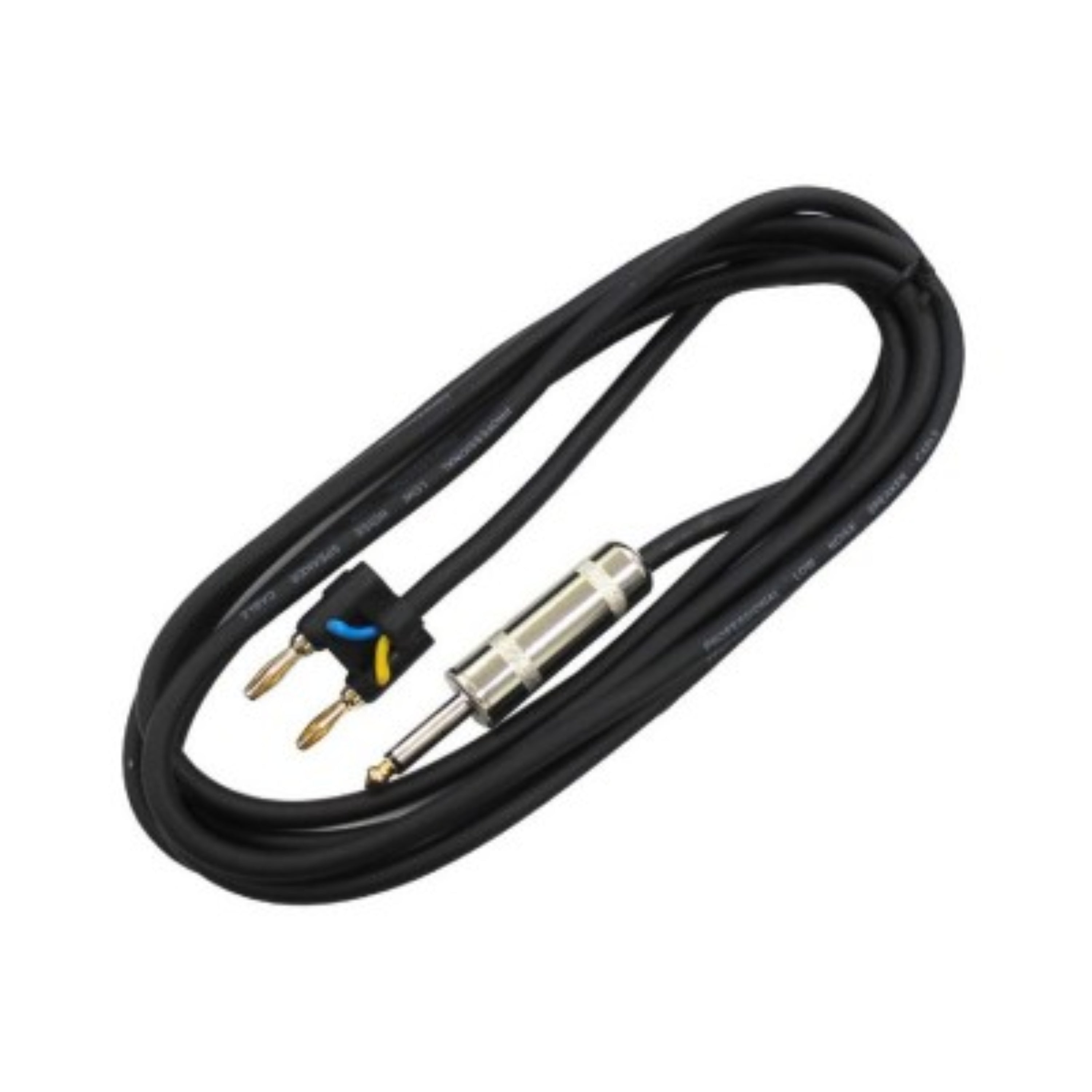 Jumbo 1/4" (Male) to Banana Plug Cable – 25ft