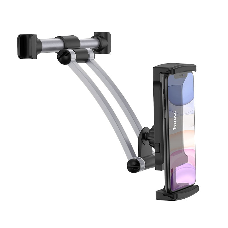 CA62 Support de voiture élégant pour appui-tête de voiture pour téléphones portables et tablettes de 110 mm à 255 mm.