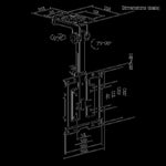 BRATECK 19 – 43” FOLD-UP UNDER-CABINET or CEILING TV MOUNT – LCD-CM322