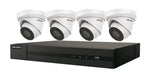 Hikvision IP Security Camera Kit 4 Channel 4K NVR with 4 x 4MP Turret Cameras EKI-K41T44