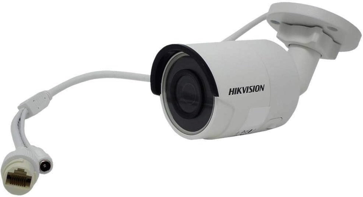 Caméra réseau de vidéosurveillance extérieure Hikvision DS-2CD2043G0-I H.265+ IP 2.8MM 4 MP WDR, type Bullet