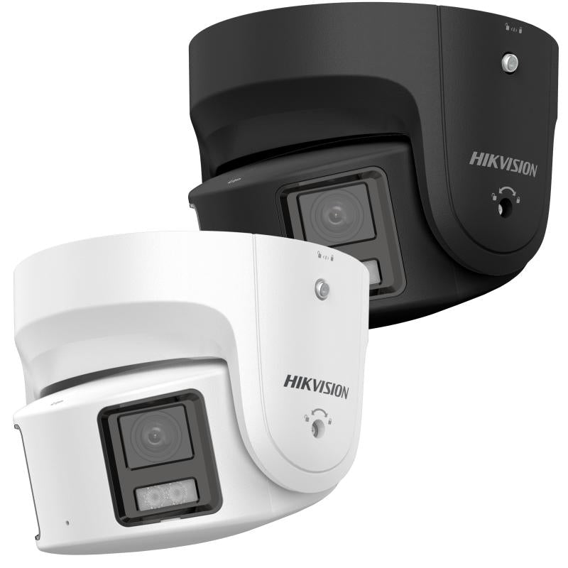 Caméra tourelle réseau panoramique couleur fixe 8MP Hikvision, 4mm DS-2CD2387G2P-LSU/SL(4mm)(C)