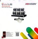 EKI-K164T412C 16-Channel 8MP NVR with 4TB HDD & 12 ColorVu 4MP Night Vision Turret Cameras Kit ( HIKVISION )