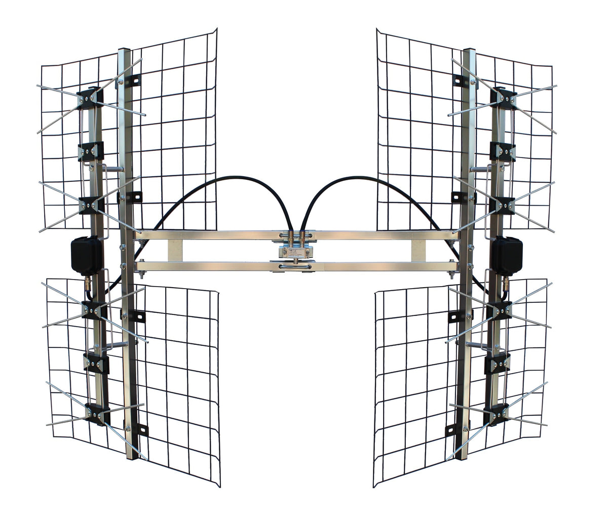 FOCUS 360-Degree Adjustable 8-Bay Multi-Directional (45-80+ mi/70-130+ km) HDTV UHF Antenna (FOCUS-8HD-90D)