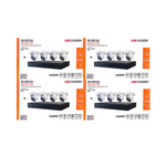 Hikvision 4MP IP Security Camera System Kit – 4, 8 & 16 Channel 4K NVR with 2TB/4TB HDD – Outdoor IR Night Vision Turret Cameras (2.8mm Wide Lens) – White & Black Options