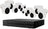 Hikvision IP Security Camera Kit 16 Channel 4K NVR with 12 x 4MP Turret Cameras EKI-K164T412