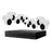 Hikvision IP Security Camera Kit 16 Channel 4K NVR with 12 x 4MP Turret Cameras EKI-K164T412