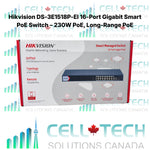 Hikvision DS-3E1526P-EI 24-Port Gigabit Smart PoE Switch – 370W, VLAN, Fiber Uplink