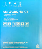HiLook IK-4248TH-MH/P 4-Channel 4K PoE NVR Kit | 2TB Pre-Installed HDD NVR, IP67, Desktop Client/HiLook Mobile App