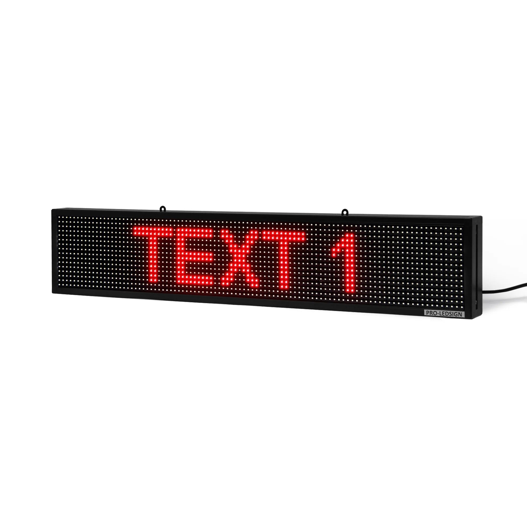 Enseigne LED programmable ultra-lumineuse rouge 8 x 39 pouces pour vitrines de magasin - À RETIRER SUR PLACE UNIQUEMENT