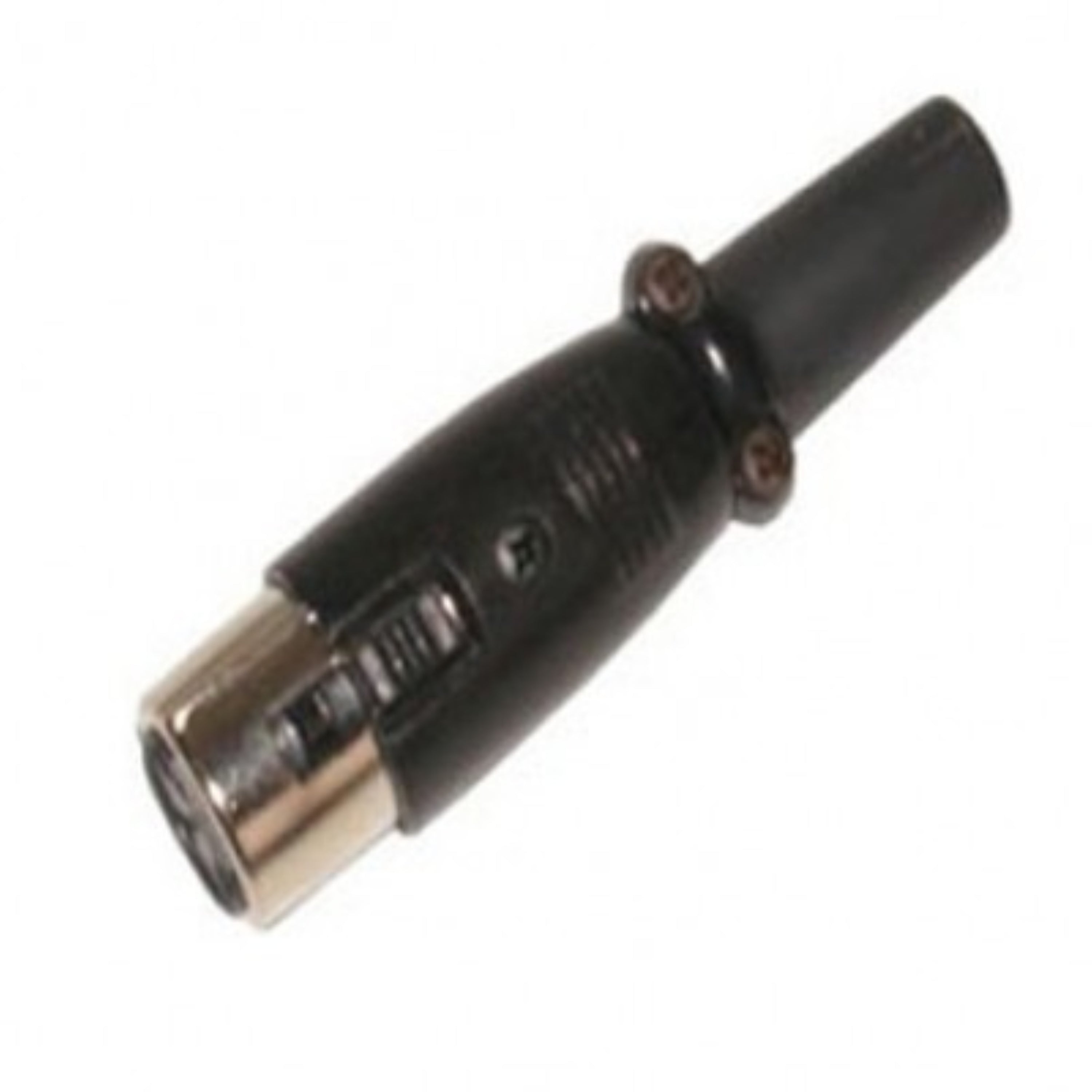 Connecteur XLR femelle 3 broches noir – À souder