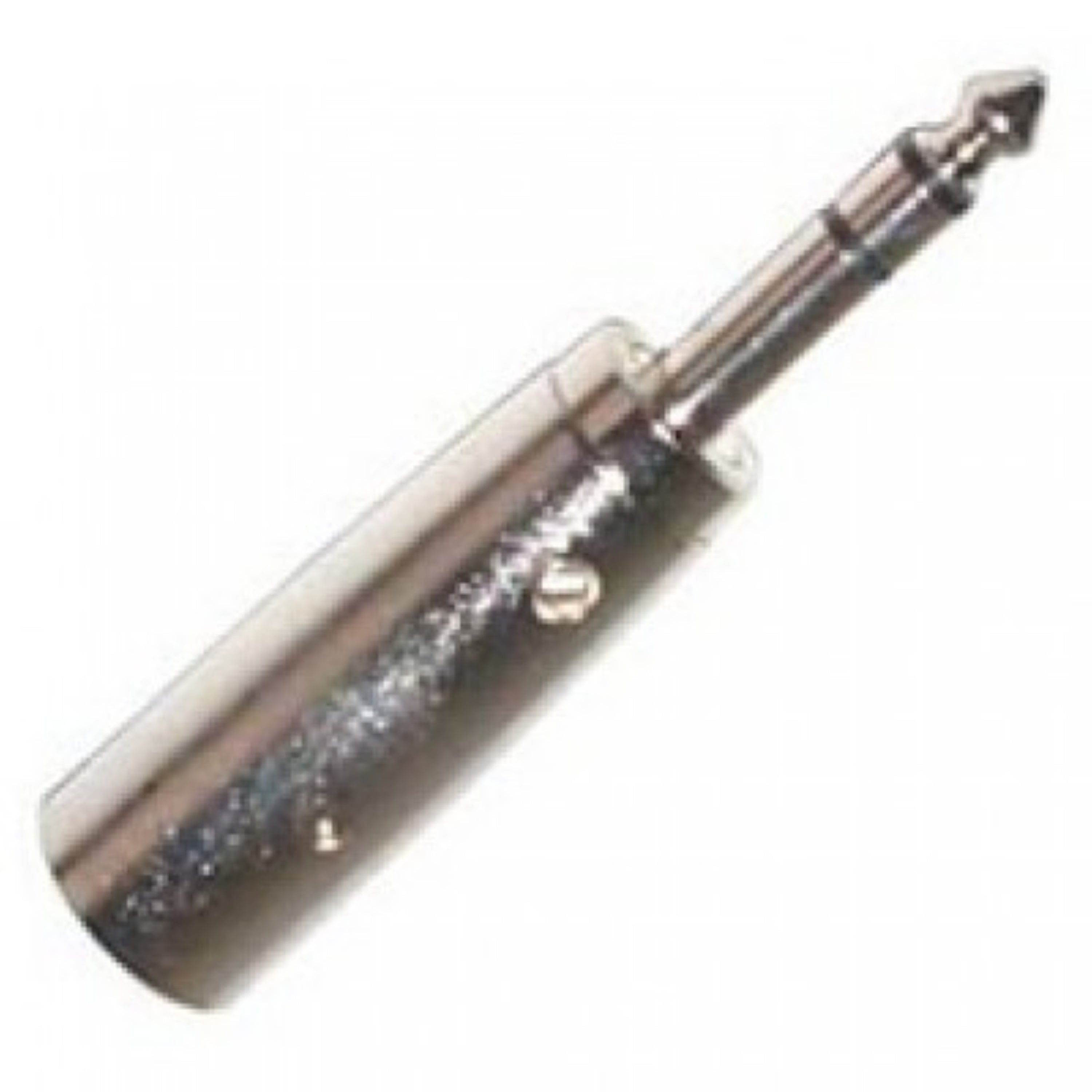 Connecteur Jack Stéréo 6,5 mm vers XLR Mâle 3 Broches / Adaptateur Stéréo (Boîtier Argenté)