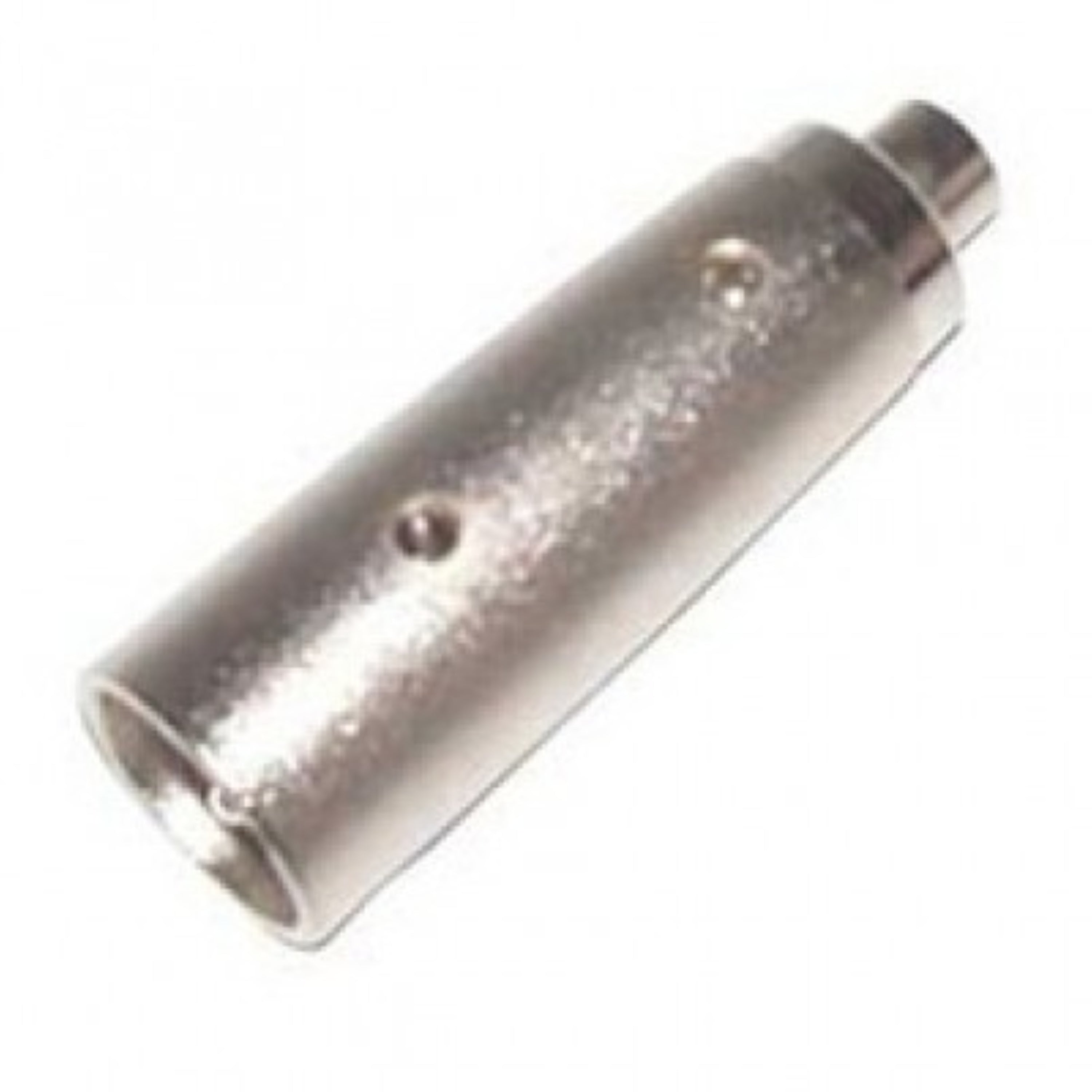 Connecteur RCA vers XLR mâle 3 broches (boîtier argenté)
