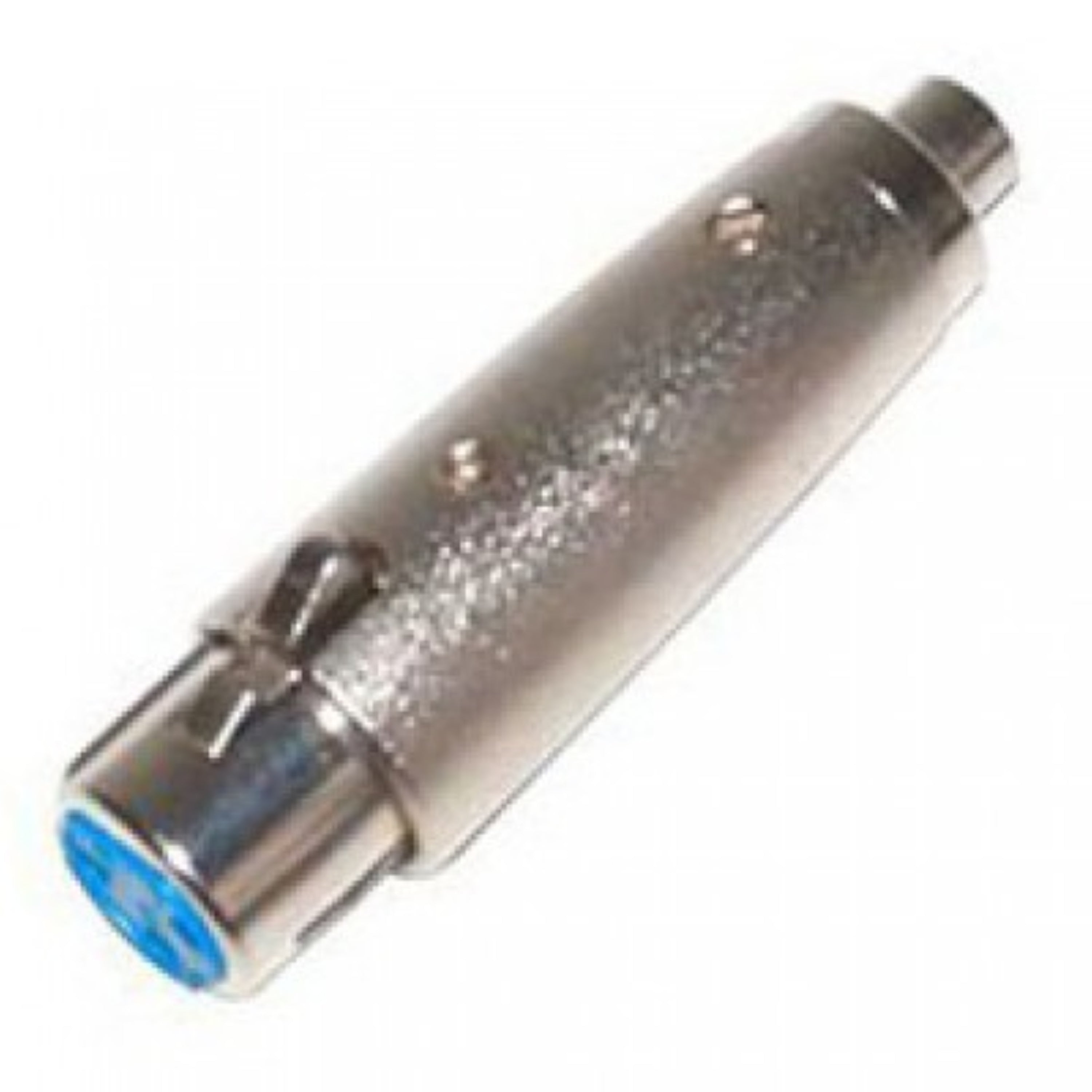 Connecteur RCA mâle vers XLR femelle 3 broches (boîtier argenté)