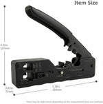 Network Crimping Tool For RJ45 RJ11 RJ12 Cat7 Cat6/6a Cat5/5e 6Pin 8Pin