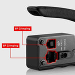 Network Crimping Tool For RJ45 RJ11 RJ12 Cat7 Cat6/6a Cat5/5e 6Pin 8Pin