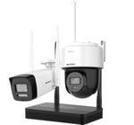 NKS424W03H  4MP H.265 One bullet + One PTDome WiFi NVS Kit ( HIKVISION )