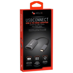 Open Box Helix USB-C to HDMI Adapter – 4K UHD Video Display Converter (ETHADPCH1)