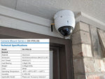 PFA136 Junction Box for Dahua IP Dome and Eyeball Camera, Whtie