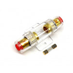 AGU Fuse Holder – Gold Plated, 4GA/8GA Power Wire Compatible