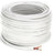 CÂBLE HAUT-PARLEUR BLANC SANS OXYGÈNE FT4 DE 15 MÈTRES (50 PIEDS) 12 AWG POUR INSTALLATION MURALE