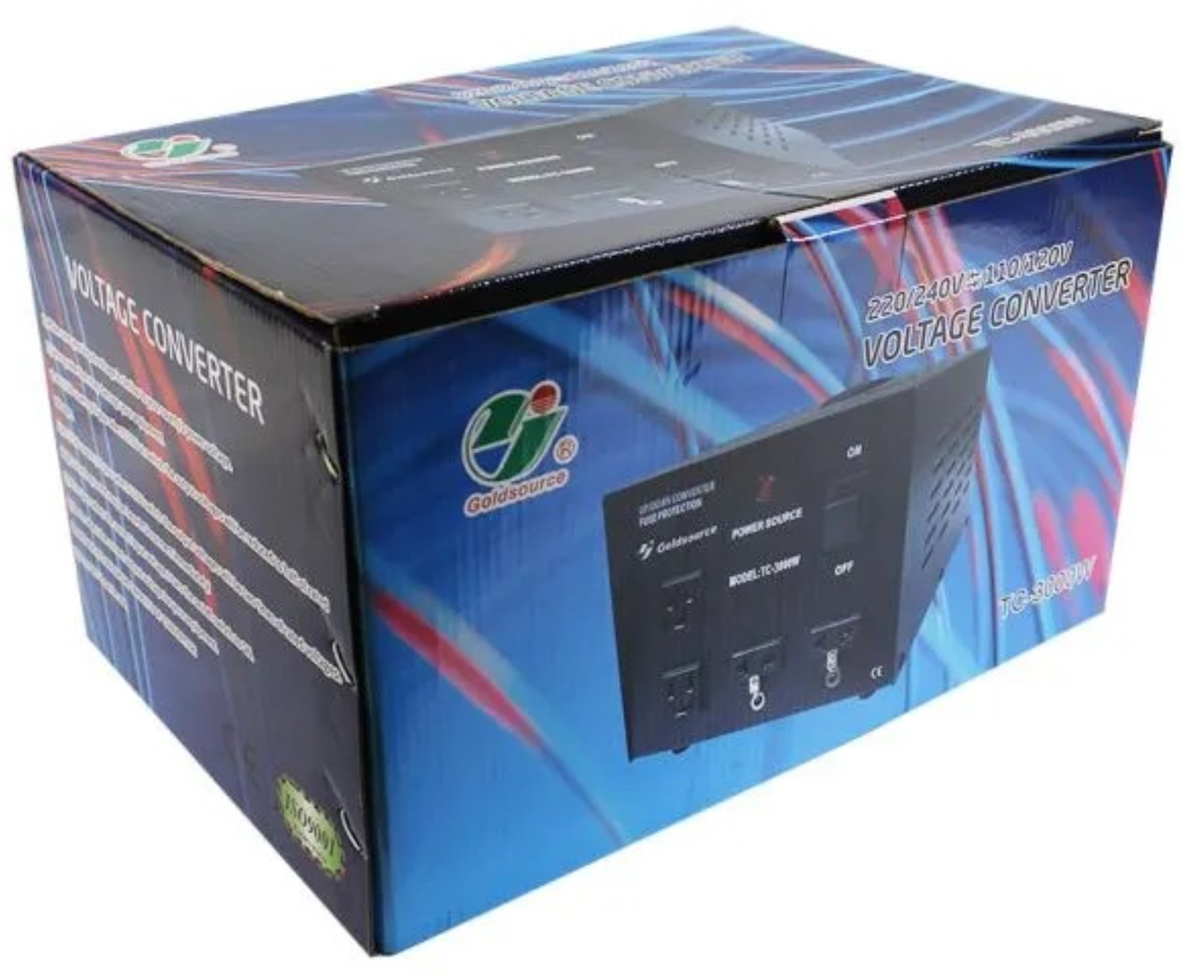Convertisseur de tension GoldSource TC-3000W 220/240V vers/depuis 110/120V, 3000 Watts