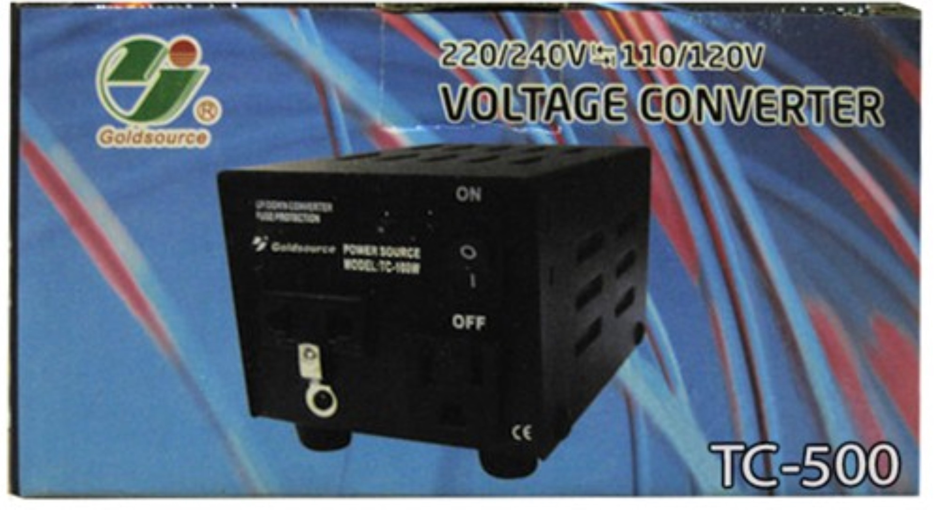 Convertisseur de tension GoldSource TC-500W 220/240V vers/de 110/120V, 500 Watts