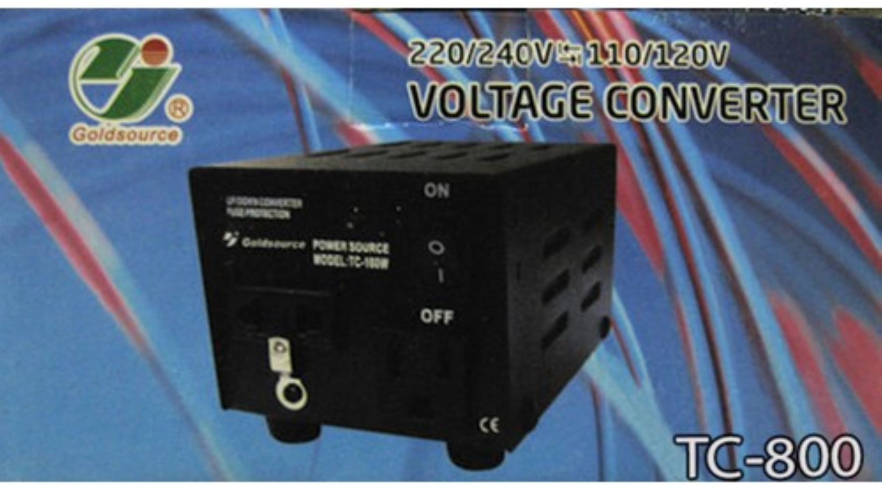 Convertisseur de tension GoldSource TC-800W 220/240V vers/depuis 110/120V, 800 Watts