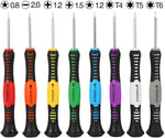 TOOL-KS-2408 Professional Electronics Repair Tool Kit with Phillips Flathead and Torx Star Magnetic Bit Compatible For iPhone, iMac, MacBook, Laptop, Tablet PC and More – 16 Piece