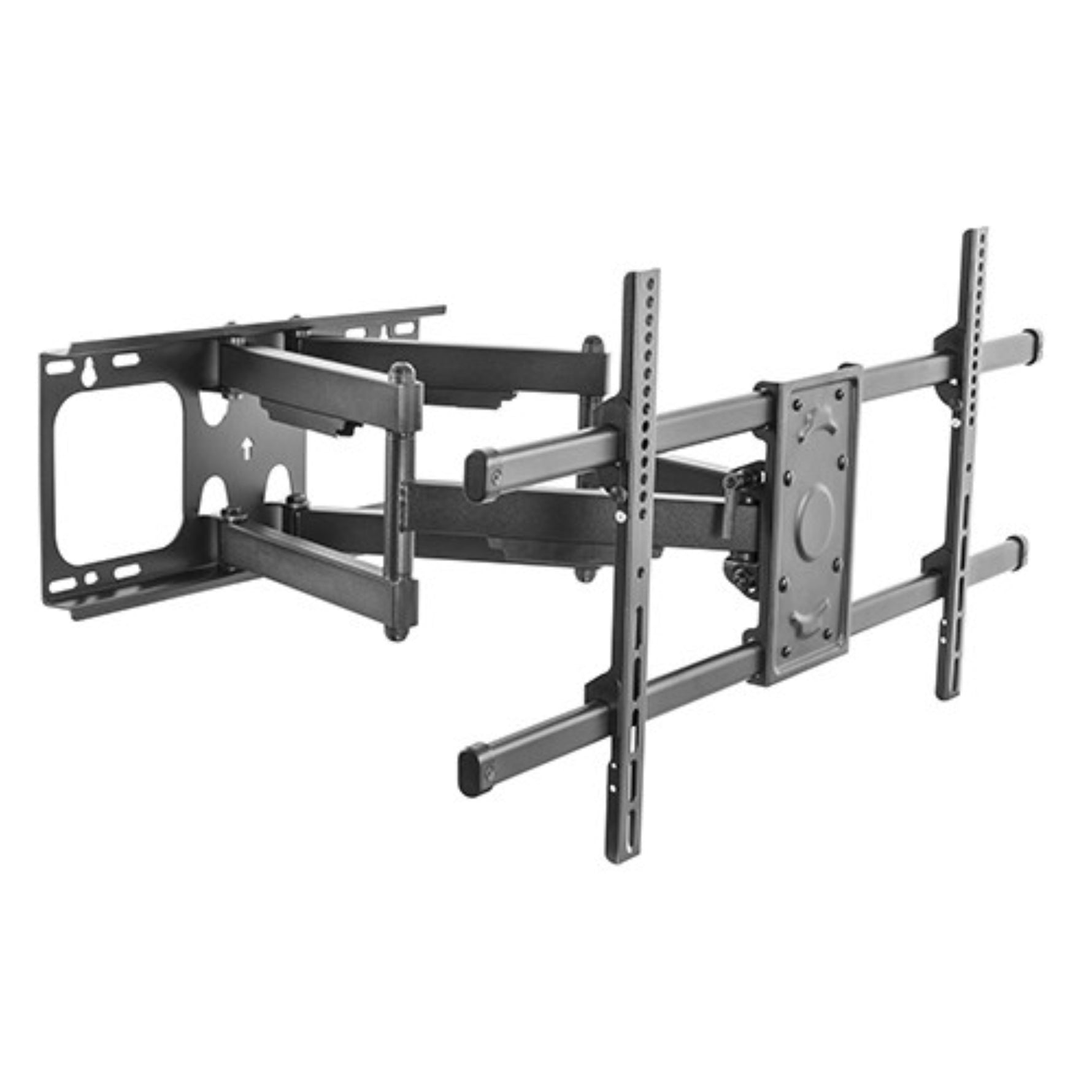 Brateck LPA49-486 Support mural TV articulé double bras super solide pour téléviseurs LED, LCD incurvés et écrans plats de 37" à 90" (75 kg/165 lb)