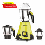 Vidiem Eva Citron 550W / Stainless Steel Jars - Indian Mixer Grinder, Spice & Coffee grinder 110V for use in Canada / USA